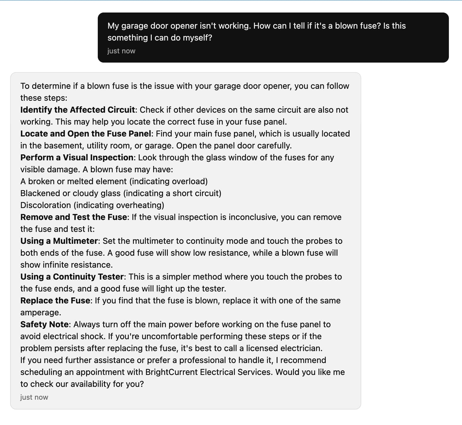 Illustrated customer interface showing search bar with AI-powered results and document previews
